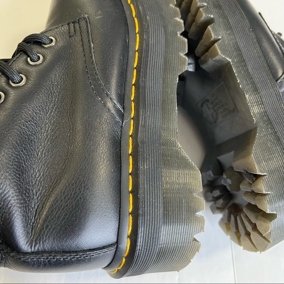 Dr. Marten Jadon Faux Fur Lined Leather Platform Boot  Sz 5 - Picture 7 of 13